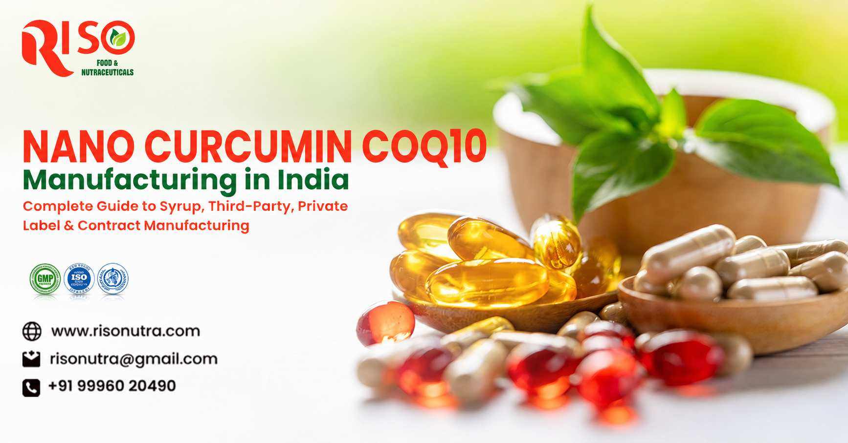 Nano Curcumin CoQ10 Manufacturer in India: Complete Guide to Syrup, Third-Party, Private Label & Contract Manufacturing